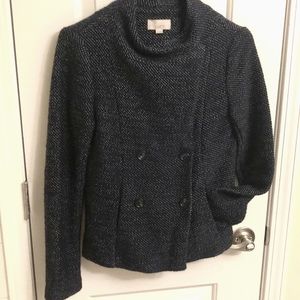 Loft Tweed Peacoat